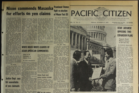 Pacific Citizen, Vol. 75, No. 17 (October 27, 1972) (ddr-pc-44-42)