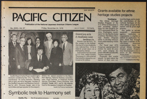 Pacific Citizen Vol. 87 No. 2020 (November 24, 1978) (ddr-pc-50-47)