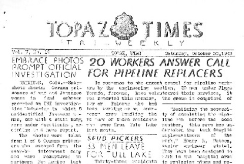 Topaz Times Vol. V No. 12 (October 30, 1943) (ddr-densho-142-231)