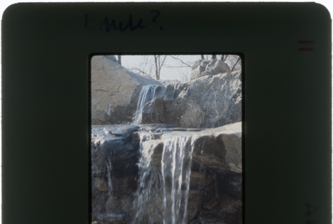 Waterfall at the Emile project (ddr-densho-377-420)
