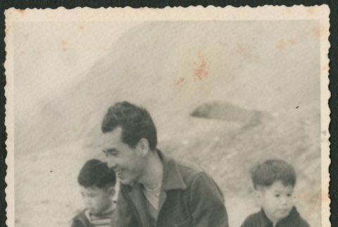 Dad and Sons (ddr-densho-378-1089)