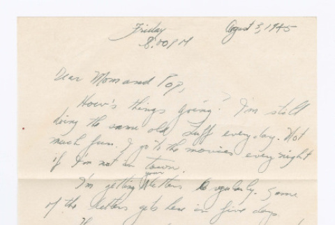 Letter from Tadashi Ishida to Mr. & Mrs. Y Ishida (ddr-densho-535-229)