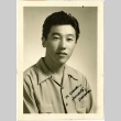 Signed photograph of a man (ddr-manz-6-32)