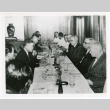 Former crew members of PT 109 at lunch with former crew members of the Japanese destroyer Amagiri (ddr-densho-1007-127)