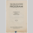 The Relocation Program: A Guidebook for the Residents of Relocation Centers (ddr-densho-356-945)