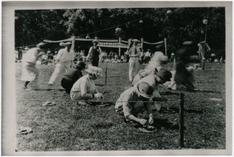 Ladies' race in the park (ddr-densho-353-238)