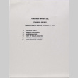 Financial Report for Takahashi Imports (ddr-densho-424-632)