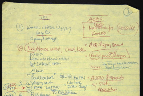 Color of Honor audio notes (ddr-densho-1007-1072)