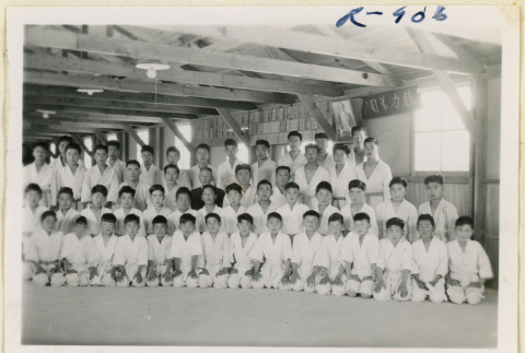 Group in Gila judo-dojo (ddr-densho-37-1841)