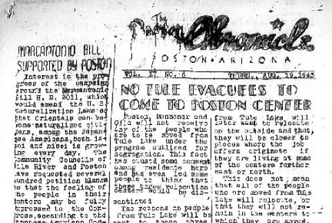 Poston Chronicle Vol. XV No. 6 (August 19, 1943) (ddr-densho-145-392)