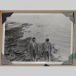 Two men on a rocky beach (ddr-densho-404-259)