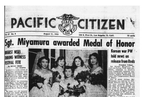 The Pacific Citizen, Vol. 37 No. 8 (August 21, 1953) (ddr-pc-25-34)