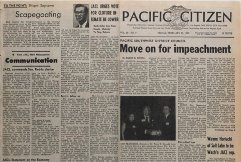 Pacific Citizen, Vol. 80, No. 7 (February 21, 1975) (ddr-pc-47-7)