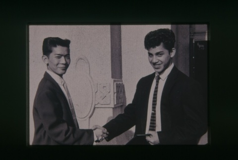 (Slide) - Image of two men shaking hands (ddr-densho-330-147-master-f8bbaed88d)