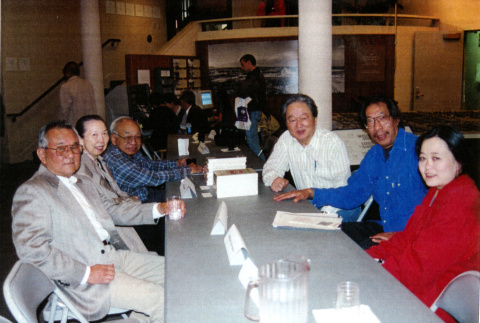 Photograph of Frank Chin and others (ddr-csujad-24-169)