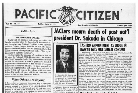 The Pacific Citizen, Vol. 40 No. 23 (June 10, 1955) (ddr-pc-27-23)