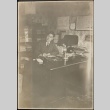 Issei newspaper editor in his office (ddr-densho-259-235)