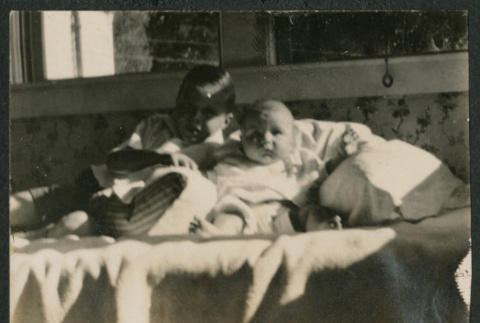 boy and baby (ddr-densho-378-713)