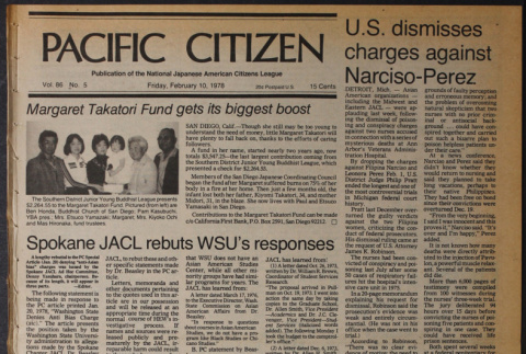 Pacific Citizen, Vol. 86, No. 5 (February 10, 1978) (ddr-pc-50-5)