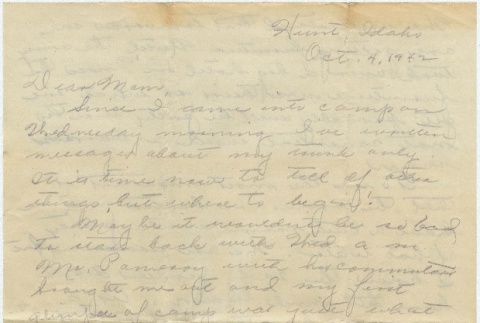 Letter from Frances Haglund to her mother (ddr-densho-275-2)