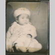 Baby in white beret (ddr-densho-483-607)