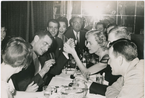 Performers' after-show party at the Latin Quarter (ddr-densho-367-110)