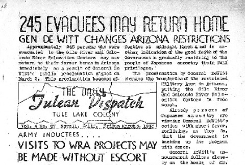 Tulean Dispatch Vol. 4 No. 87 (March 5, 1943) (ddr-densho-65-353)