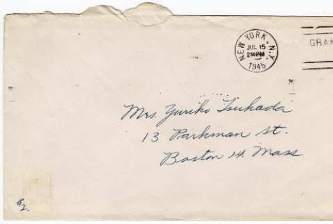 Letter to Yuri Tsukada from Richard Tsukada (ddr-densho-356-475)