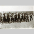 American soldiers marching (ddr-densho-1007-596)
