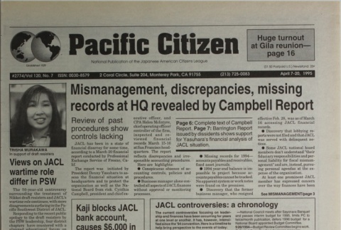 Pacific Citizen, Vol. 120, No. 7 (April 7-20, 1995) (ddr-pc-67-7)