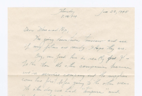 Letter from Tadashi Ishida to Mr. & Mrs. Y Ishida (ddr-densho-535-210)