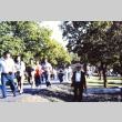 Pilgrims at Linkville Cemetery (ddr-densho-294-8)