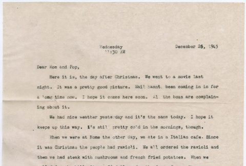 Letter from Tadashi Ishida to Mr. & Mrs. Y Ishida (ddr-densho-535-310)