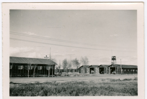 Barracks and American Red Cross Poston Chapter (ddr-densho-475-370)