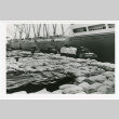 Food aid arrives in Naha, Okinawa as part of Food-for-Freedom program (ddr-densho-1007-126)