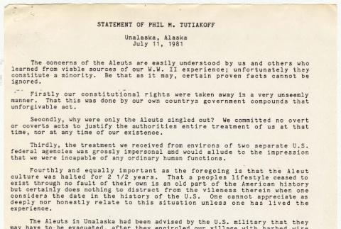 Personal statement from Phil M. Tutiakoff (ddr-densho-352-10)
