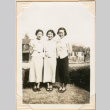 Photo of three women (ddr-densho-341-67)