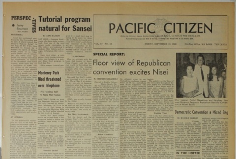 Pacific Citizen, Vol. 67, No. 11 (September 13, 1968) (ddr-pc-40-37)