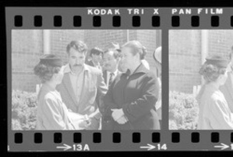 Negative film strip for Farewell to Manzanar scene stills (ddr-densho-317-214)