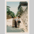 Mitsuye Yabe and Friends Outside Matsuyama Castle (ddr-ohs-1-210)