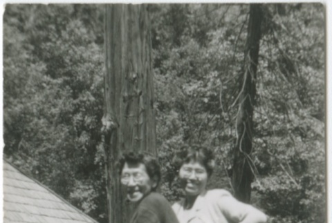 Two women at Yosemite (ddr-densho-338-305)