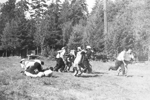 Race at the Auburn community picnic (ddr-densho-18-85)