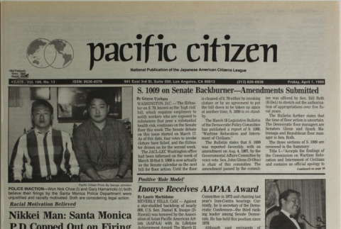 Pacific Citizen, Vol. 106, No. 13 (April 1, 1988) (ddr-pc-60-13)
