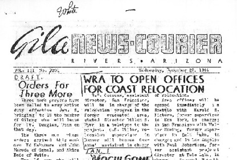 Gila News-Courier Vol. III No. 201 (December 27, 1944) (ddr-densho-141-357)