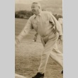 Charles Crane throwing a ball on a baseball field (ddr-njpa-2-189)