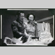 Cutting wedding cake (ddr-densho-1007-677)