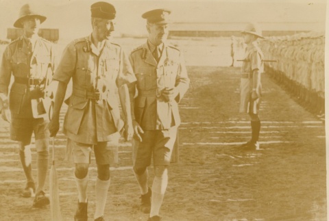 Sir Archibald Wavell inspecting troops (ddr-njpa-1-2525)