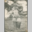 Masatoshi Fujii in a baseball catcher's uniform (ddr-densho-321-752)