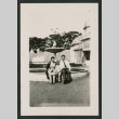 family sitting on a fountain (ddr-densho-378-769)