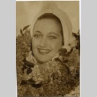 A woman wearing leis (ddr-njpa-1-809)